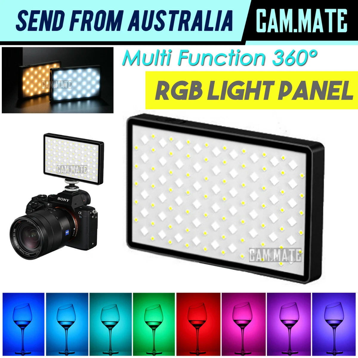 Portable led camera sale light