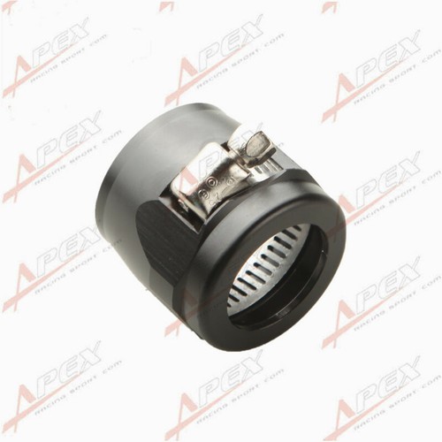 -14AN 14AN AN14 HEX Finishers Fuel Hose Clamp Aluminum Black - Picture 8 of 8