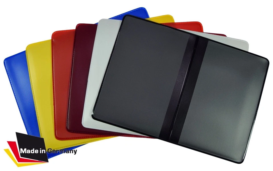 ORGAEXPERT Schutzhülle Umschlaghülle verschiedene Größen & Farben Mappe Etui Ausweis Karten