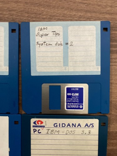 Vintage IBM Super Tips und PC IBM-DOS 3.3 Disketten - 4 ungetestete Disks - Bild 3 von 5