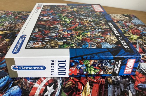 Clementoni Marvel Impossible Puzzle! 1000 Piece Jigsaw Puzzle - Complete - Picture 10 of 12