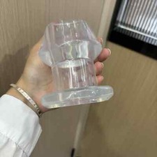 Hollow-Prostate-Anal-Butt-Plug-Massager-Large-Dildo-Tunnel Probe Sex Toy Adult