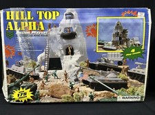 Vintage Hill Top Alpha Action Playset, Complete With Original Box 172 Pieces
