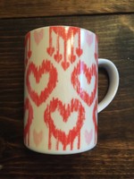 Pottery Barn Ikat Heart Valentine's Day Coffee Mug (1) More Avail Great Gift Pottery Barn Ikat Heart Valentine's Day Coffee Mug (1) More Avail Great Gift
