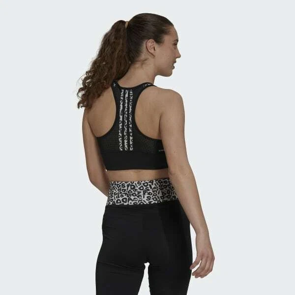Adidas GS6339 Farm Rio Aeroready Bra Top Black White M eBay