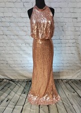 V1040 B2 JASMINE B203015 SZ 10 COPPERROSE 235 PARTY PROM BRIDESMAID GOWN DRESS