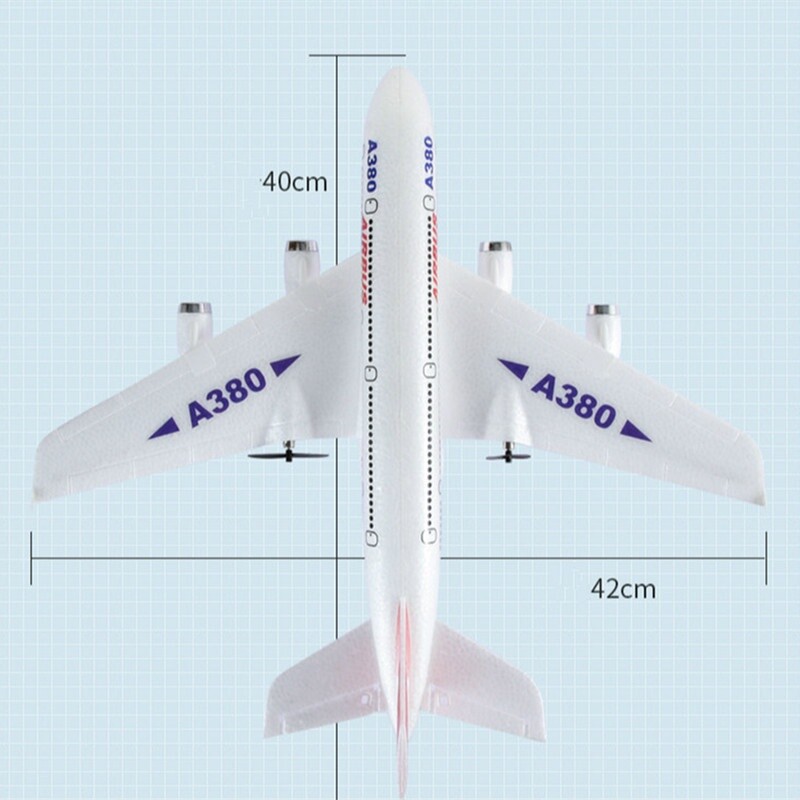 US 2.4G RC Airplane Airbus A380 Radio Remote Control Fixed-Wing