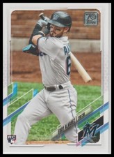 2021 Topps Eddy Alvarez Miami Marlins