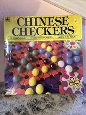 Vintage Chinese Checkers Classic Game Golden 1989 Unopened USA Made American 
