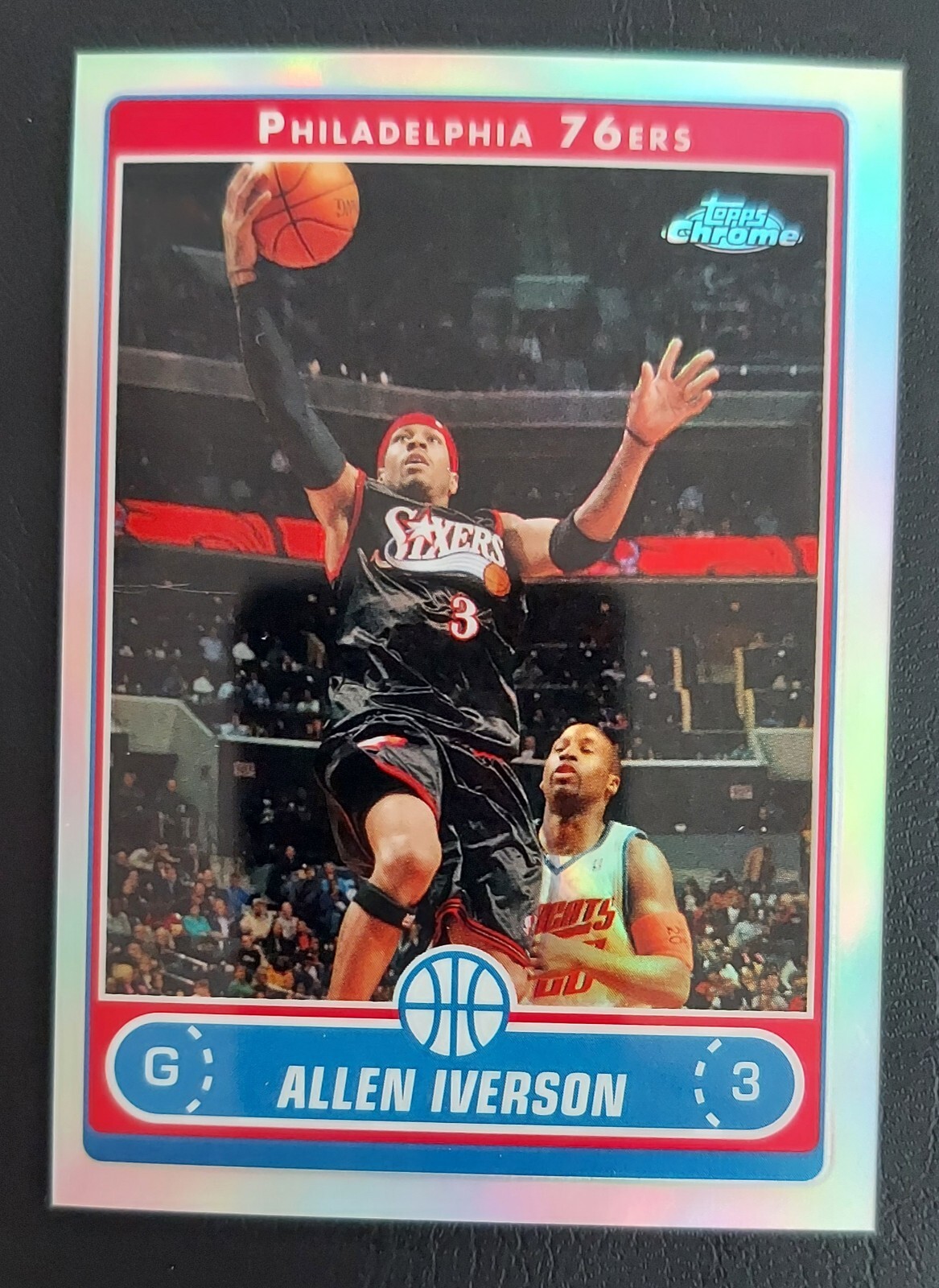 2006-07 Topps Chrome Refractor Allen Iverson #108