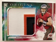 Kyle Trask 2021 Panini Origins Rookie Patch 4 Color # /75 Card Tampa Bay Brady