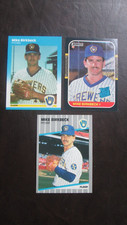 Three Mike Birkbeck Milwaukee Brewers Baseball Cards - See Below