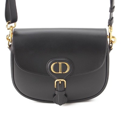 Dior  DIOR BOBBY Medium Box Calf Shoulder Bag M9319UMOL M900 Black  Used  196