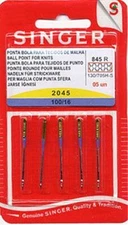 5 SINGER 2045 HOME SEWING MACHINE NEEDLES SIZE #100/16 15X1 HAX1 130/705H