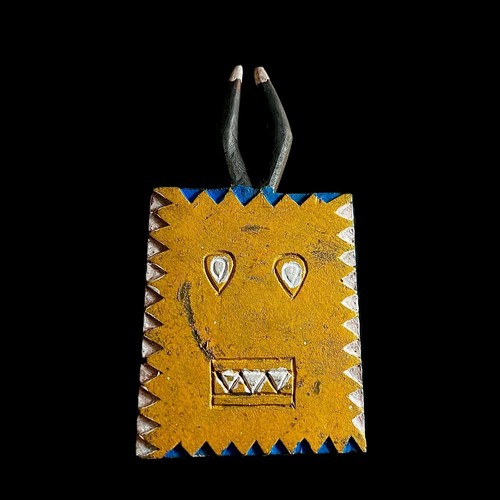 African Vintage Handcrafted Kplé Kplé Mask Antique Wooden Tribal Decor-G1121 - Picture 12 of 24