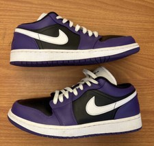 Size 8.5 - Air Jordan 1 Low Court Purple for sale online | eBay display picture 1