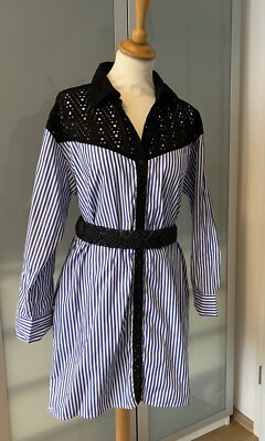 Kleid Zara Basic Gr. M gestreift