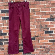 Levi  s Sta-Prest BIG E Pants Tag 60's/70  s Vintage Retro Jeans Size 33