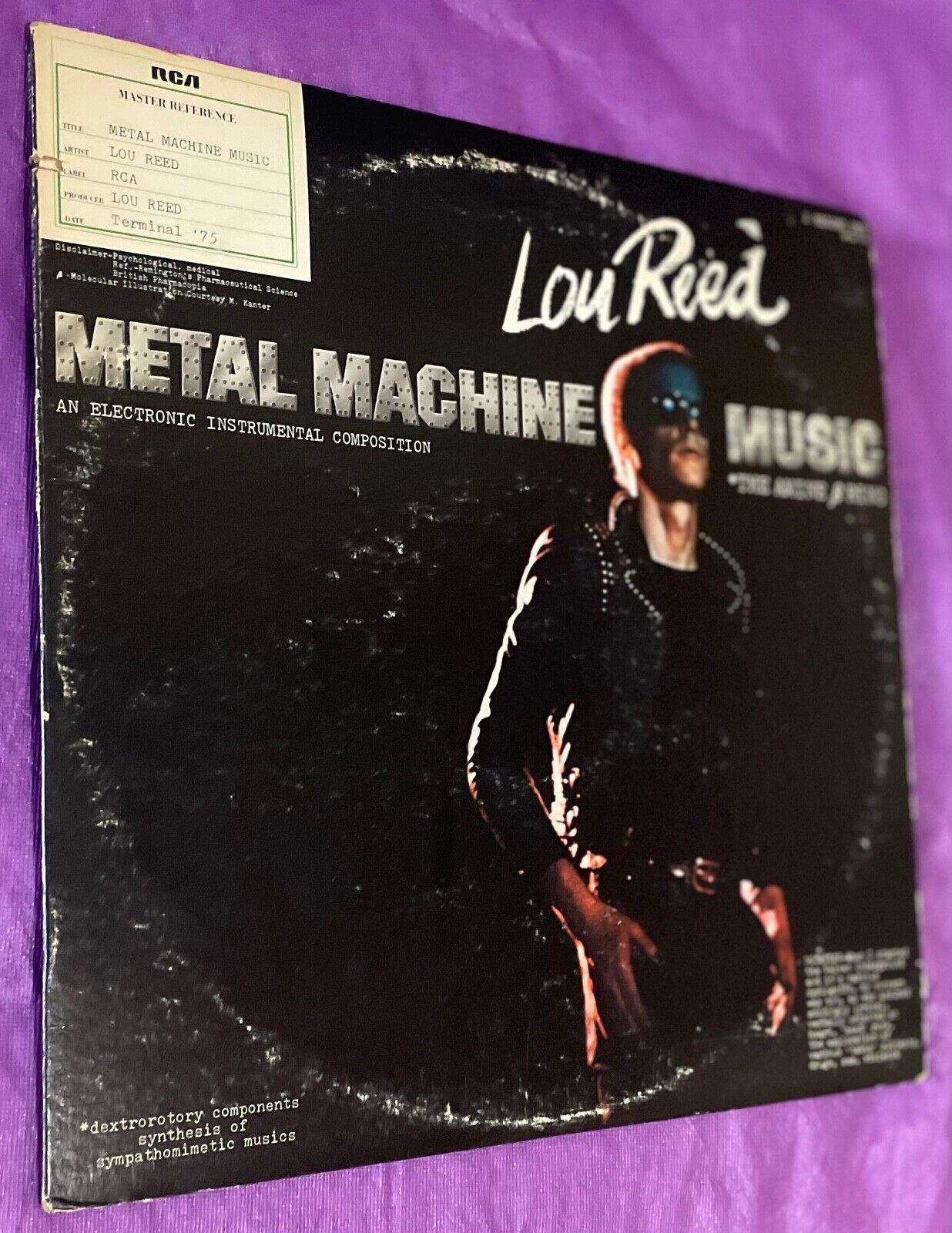 Lou Reed Metal Machine Music (2 Record Set) 1975  (CPL2-1101) (Vinyl)