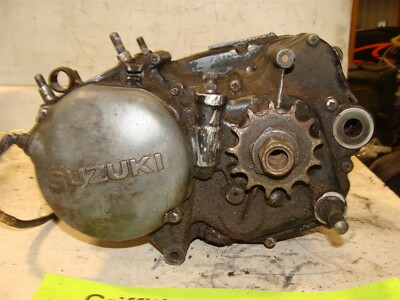 1982 SUZUKI RM125 oem bottom end engine motor crankcase cases