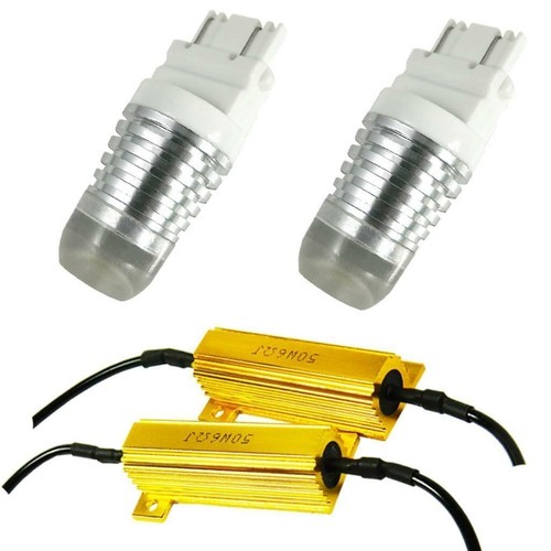 CANbus Switchback White Amber 3157 3457 LED Turn Signal Light Bulbs Error Free - Picture 2 of 9