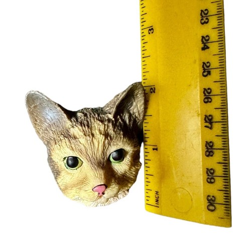 Cat Head Face Drawer Cabinet Pulls Knobs Resin Set Of 5 - Picture 5 of 5