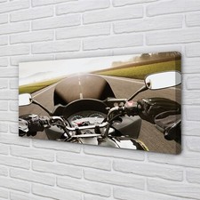 Tulup Canvas print 100x50 Wall Art Picture Motorcycle road sky top