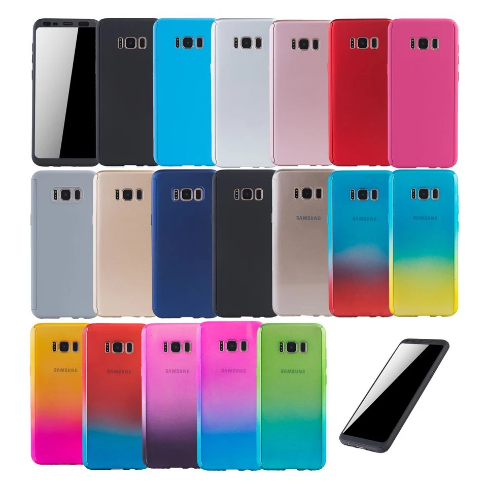 Samsung Galaxy Étui Coque pour Portable Sac de Protection Housse 360 Film Blindé - Photo 1/1