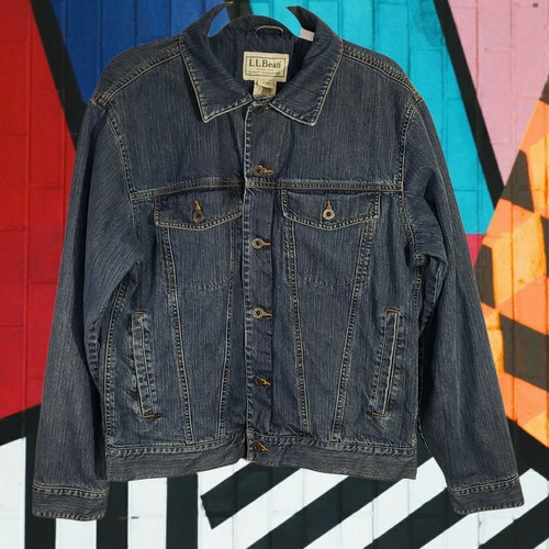 Vintage LL Bean Men's Denim Flannel 
