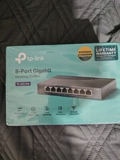 TP-Link 8-Port Gigabit Desktop Switch TL-SG108 NEW - SEALED