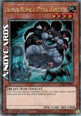 SUPER-NIMBLE MEGA HAMSTER   Quarter Century   RA02 EN004   1Ed   Yugioh!