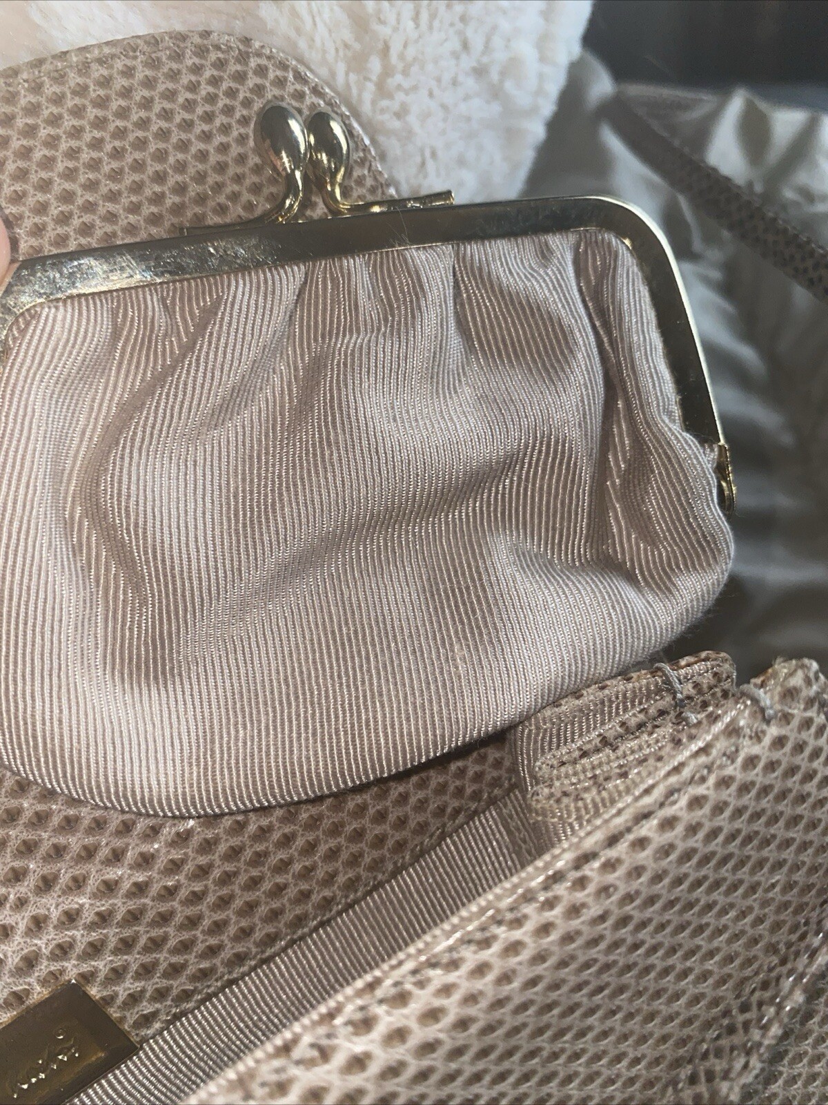 Judith Leiber Vintage Small Python SNAKE Leather … - image 4