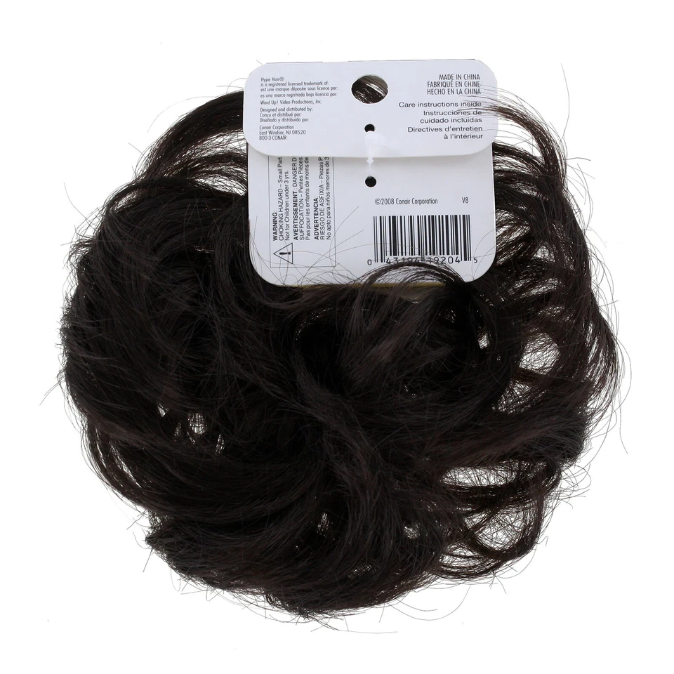 Cabello sintético Scunci Hype rizado Twister, color marrón #4, 1 pieza Foto 2 de 2