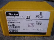 NEW Parker Hals2v Manifold Valve 1/2 In npt fem
