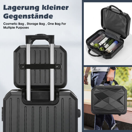 Reisekoffer Hartschalenkoffer Koffer Trolleys Kofferset S-M-L-XL Set Schloß - Bild 9 von 38