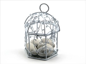 Détails Sur 50 Boîtes à Dragées Mini Cage Oiseaux Mariage Btd20