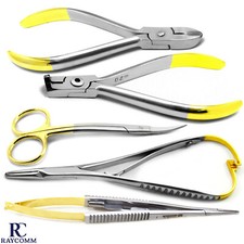 Dental TC Distal End Hard Wire Cutter Pin Orthodontic Needle Holder Forceps CE