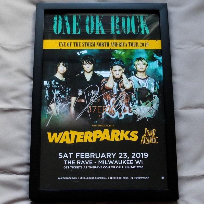 ONE OK ROCK ONE OK ROCK US performance autographed tour poster #32