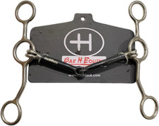 Western Horse 5 in Mouth Heavy-Duty Gag Bit Solid Stainless Steel