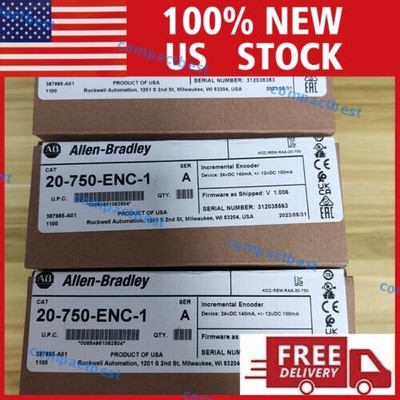 Sealed Allen-Bradley 20-750-ENC-1 AB 20750ENC1 Incremental Encoder SerA NEW AB