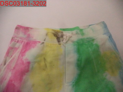 Stain, Polo Ralph Lauren Kids Multi Tie-Dye Fleece Shorts, Size 7 882925725691 - Picture 3 of 9