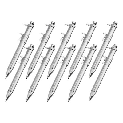 Measure Ruler Roller Ball Pen Students Stationery Measuring Tool Multifunction