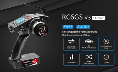 Radiolink RC6GS V3 2,4 G 7-Kanal-Funksender mit R7Fg-Empfänger