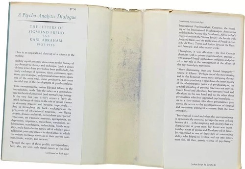 THE LETTERS OF SIGMUND FREUD AND KARL ABRAHAM 1907-1926 HC DJ 1st ED 1965 GOOD+ - Picture 11 of 12