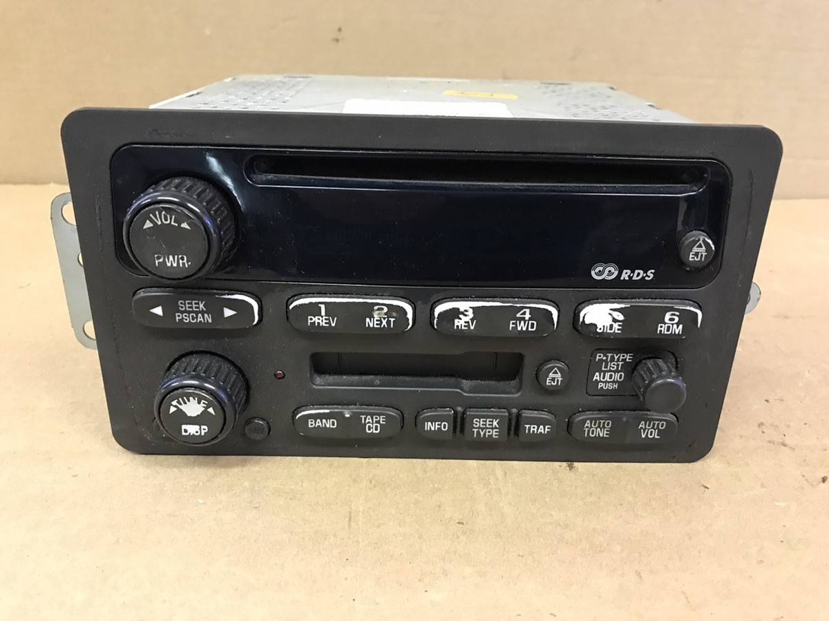 03 CHEVY MALIBU RADIO CD CASSETTE PLAYER | eBay