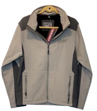 Unique FAYGO Soda Pop Weatherproof 32 Degrees Jacket Beige Gray Coat Men's SMALL