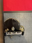 Black Baby Grand piano Christmas Glass ornament — photo 10