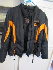 Harley Davidson Motorcycle Jacket Removable Liner With Logos Women’s Small.nice