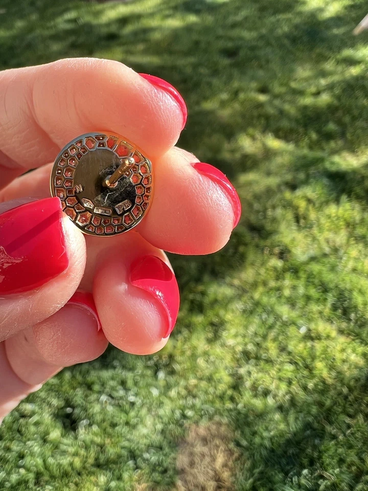 Pendiente mono semiprecioso Pasquale Bruni de oro amarillo de 18 quilates con diamantes de 0,09 quilates Foto 3 de 4