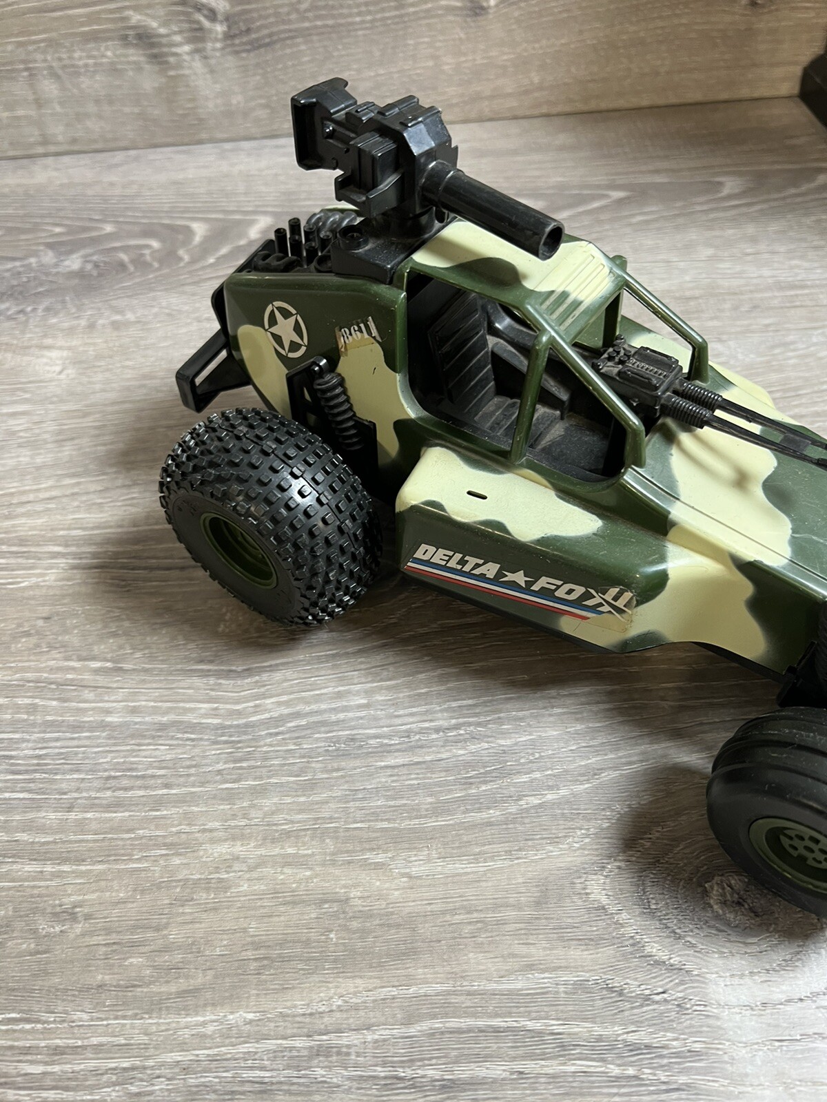 RC car buggy 1/16 scale off road toy army desert vintage As Is Doesn&rsquo;t Work Rack